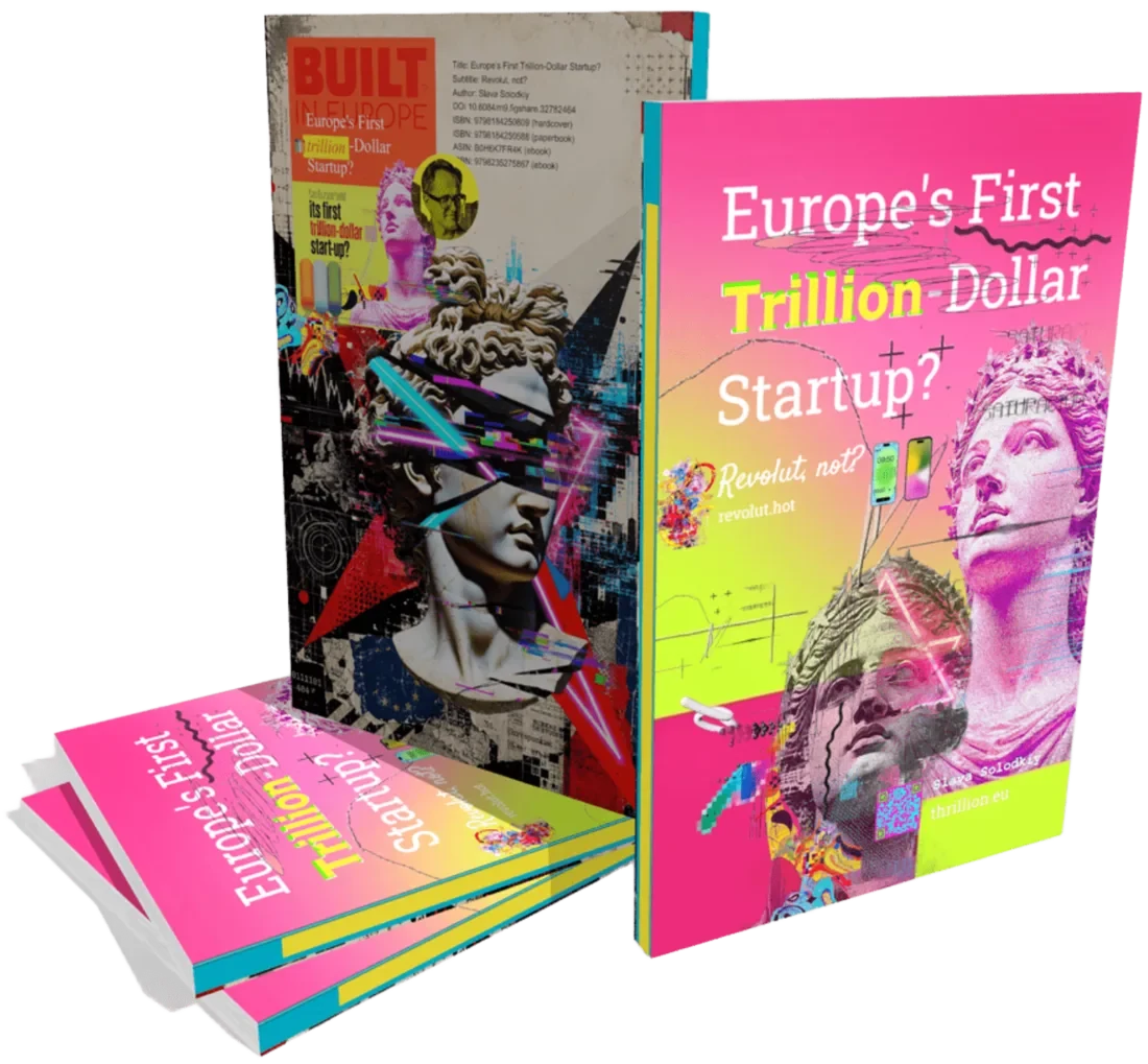 Europe's First Trillion-Dollar Startup book mock-up.
