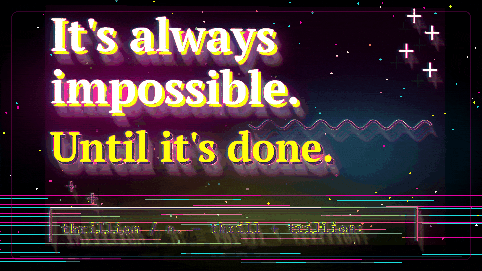 Animated slogan loop fallback
